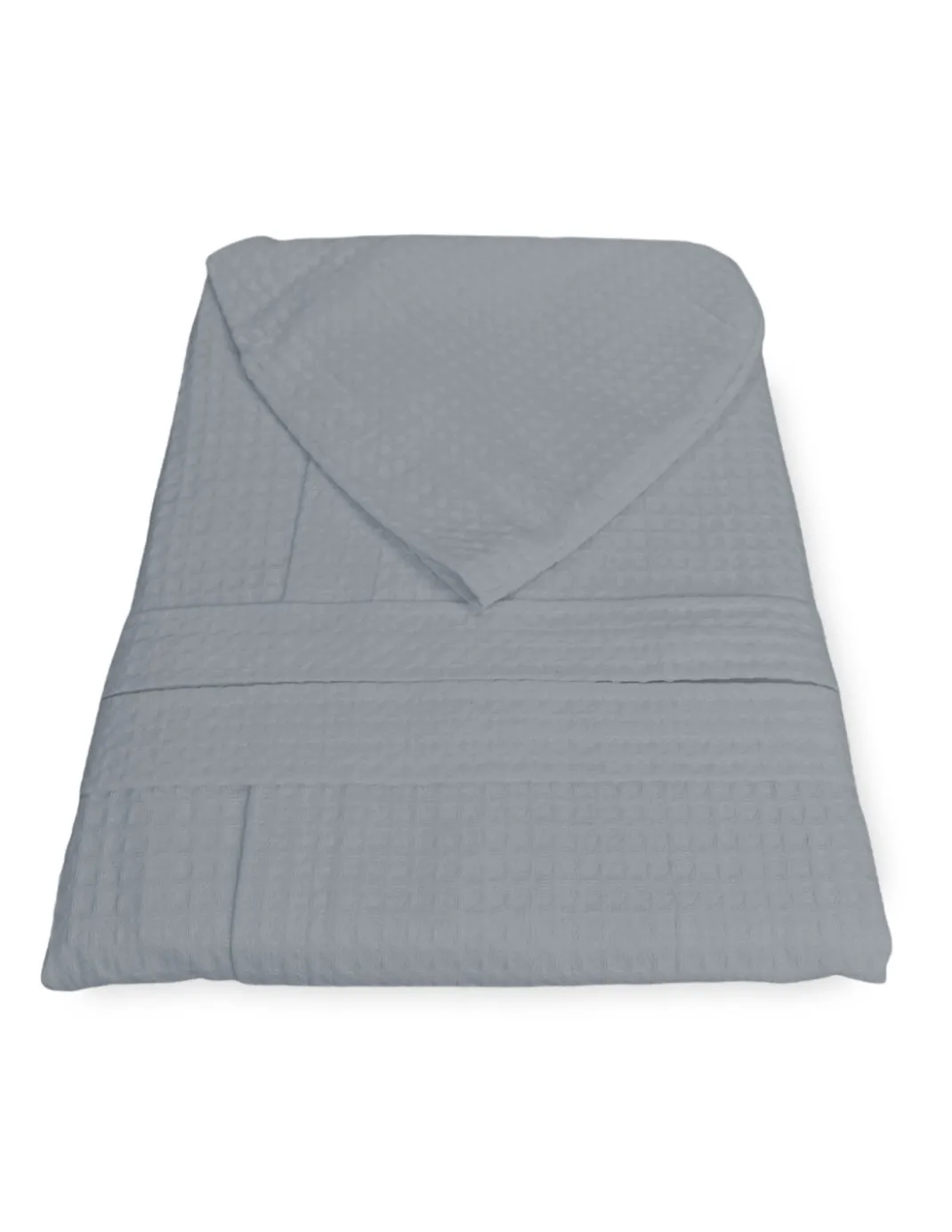 ACCAPPATOIO Nido Ape BEE© in Puro cotone con Cappuccio da Adulto GRIGIO