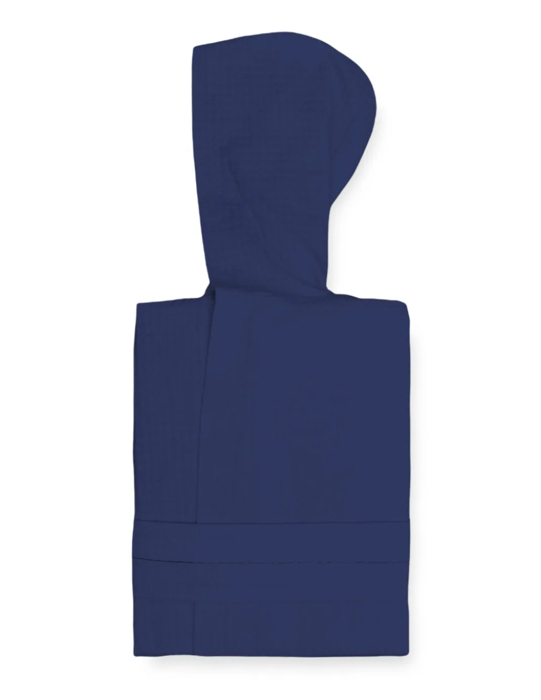 ACCAPPATOIO Nido Ape BEE© in Puro cotone con Cappuccio da Adulto BLU SCURO