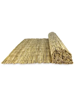 ARELLA PRIVACY Premium © in bamboo CANNICCIO arelle CANNE diametro fino a 1 cm. per RECINZIONE ombra in 8 MISURE