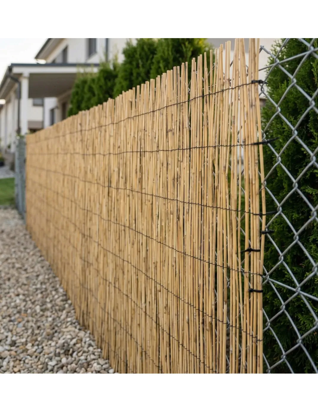 Arelle Privacy Plus – Arella Frangivista in Canne Naturali tipo Bambù, Canniccio per Balcone e Recinzione