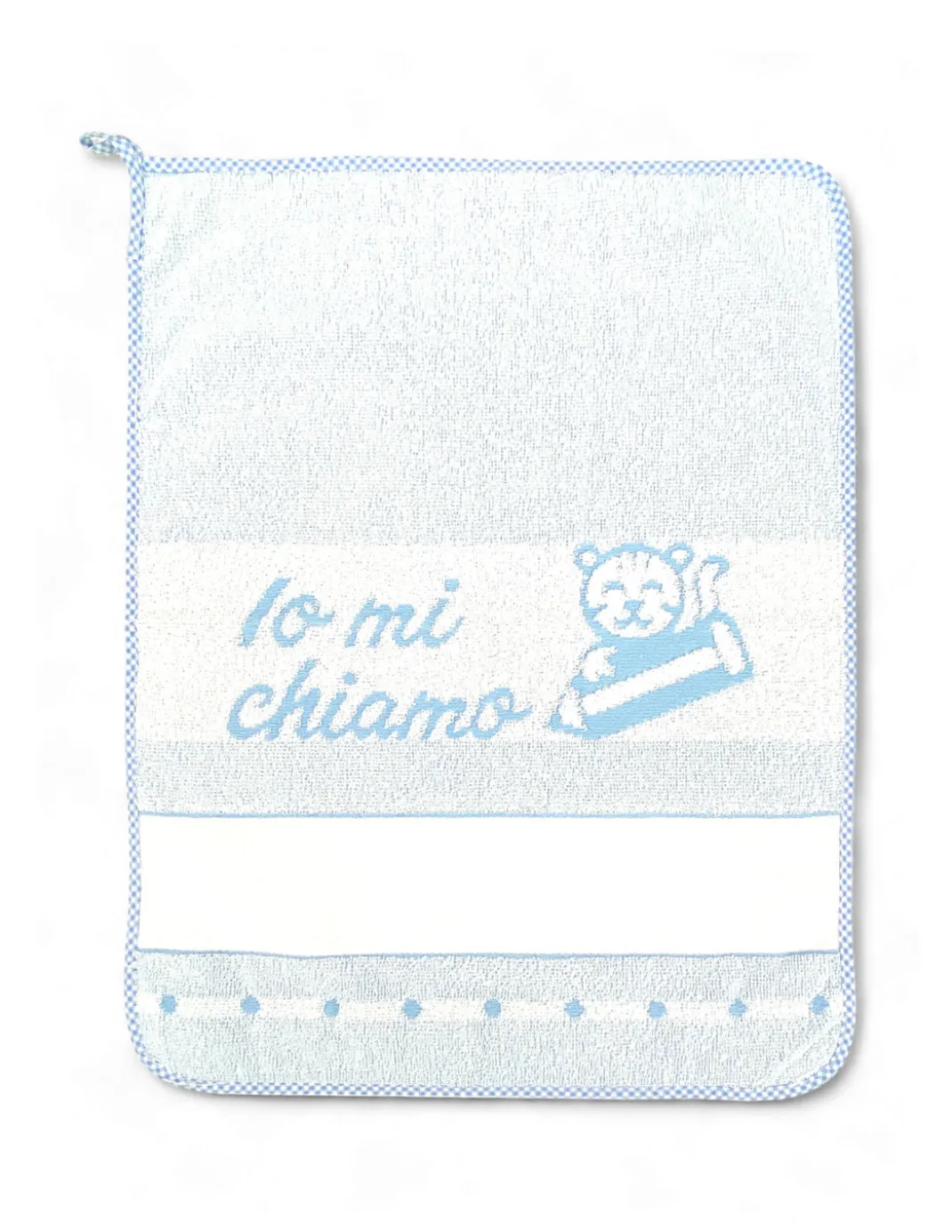 Asciugamani Asilo 40x55 cm, Puro Cotone Double Face, Set Asilo Nido, Tela Aida da Ricamare, Made in Italy, Morbido e Resistente