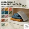 Asciugamani Nido d’Ape 100% Cotone 330 g/m² Made in Italy – Set 2 Pezzi (60x110 + 40x60) Tex Family – Terracotta