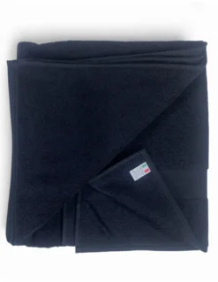 Asciugamano Telo Bagno Nero 100x150 cm – Spugna Cotone 100% Made in Italy – Ideale per Casa, Hotel, B&B e Spa