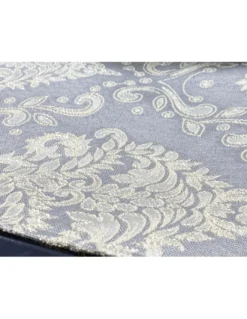 BAULETTO ROSY in raso GRIGIO MATRIMONIALE lenzuolo e COPRILETTO idea SPOSA