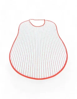 Bavaglio per Adulti e Anziani con Elastico MARIO| Set 6 Pezzi in Cotone Nido d'Ape, Assorbente, 47x63 cm | Made in Italy