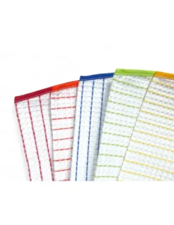 Bavaglio per Adulti e Anziani con Elastico MARIO| Set 6 Pezzi in Cotone Nido d'Ape, Assorbente, 47x63 cm | Made in Italy