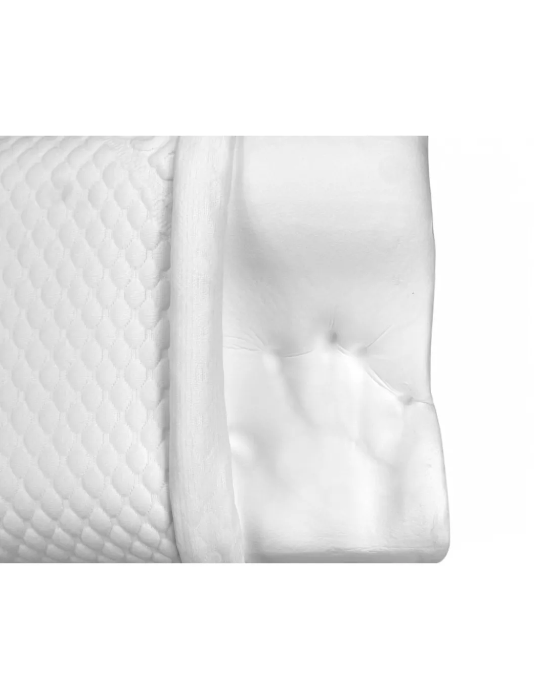 BUBBLES Cuscino Cervicale Memory Foam - Ortopedico, Antiacaro, Anallergico, Sfoderabile con Fodera Massaggiante, 75x45 cm