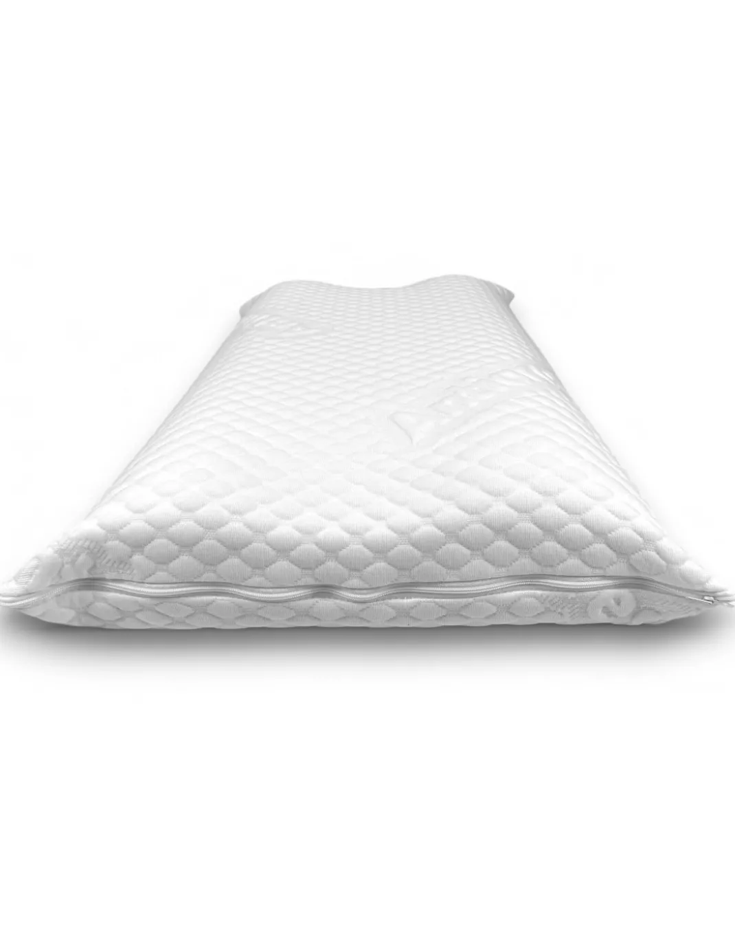 BUBBLES Cuscino Cervicale Memory Foam - Ortopedico, Antiacaro, Anallergico, Sfoderabile con Fodera Massaggiante, 75x45 cm
