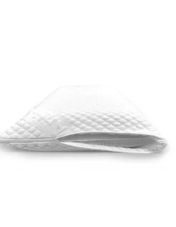 BUBBLES Cuscino Memory Foam Saponetta - Ortopedico, Antiacaro, Anallergico, Sfoderabile con Fodera Massaggiante, 75x45 cm