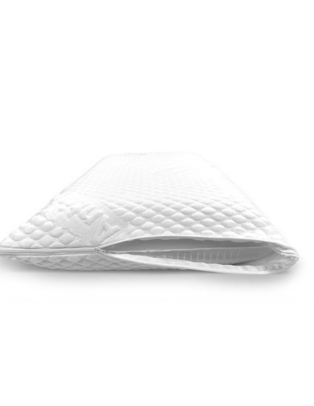 BUBBLES Cuscino Memory Foam Saponetta - Ortopedico, Antiacaro, Anallergico, Sfoderabile con Fodera Massaggiante, 75x45 cm