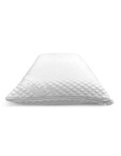 BUBBLES Cuscino Memory Foam Saponetta - Ortopedico, Antiacaro, Anallergico, Sfoderabile con Fodera Massaggiante, 75x45 cm