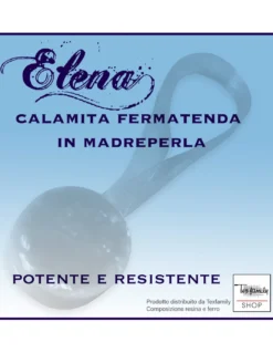 CALAMITA FERMA TENDA ELENA ARANCIO CALAMITE PER TENDE FERMATENDE MADREPERLA