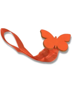 CALAMITA Ferma Tenda FARFALLA ARANCIO CALAMITE PER TENDE fermatende
