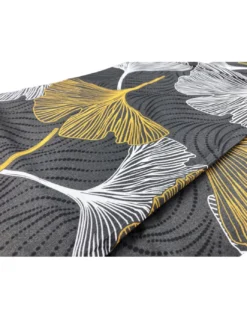 Completo Lenzuola Invernale Flanella Petali Oro - Puro Cotone Felpato Anti-Pilling - Made in Italy