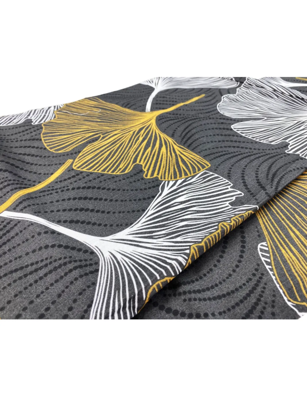 Completo Lenzuola Invernale Flanella Petali Oro - Puro Cotone Felpato Anti-Pilling - Made in Italy