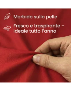 COMPLETO lenzuolo STRONG LENZUOLA tinta unita BORDEAUX puro COTONE Made in Italy