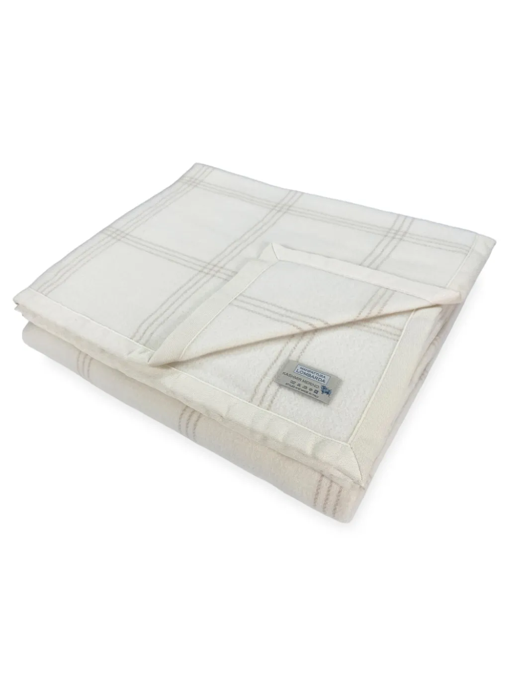 Coperta Estiva Adelaide in Lana Merino e Kashmir – Leggera, Traspirante, Antipilling – Made in Italy, Mezza Stagione