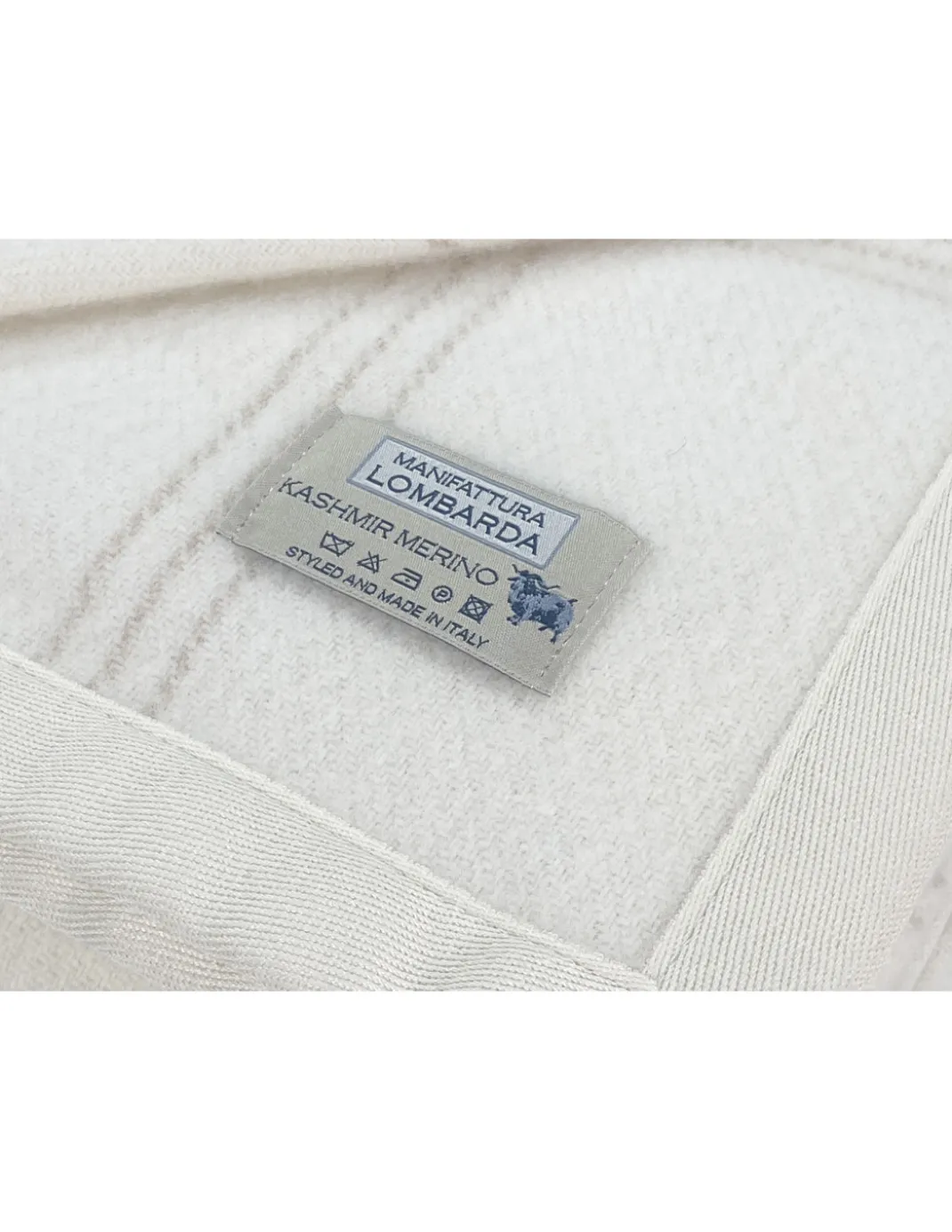 Coperta Estiva Adelaide in Lana Merino e Kashmir – Leggera, Traspirante, Antipilling – Made in Italy, Mezza Stagione