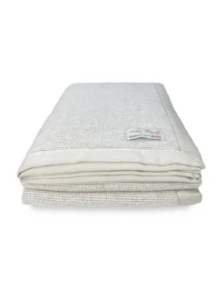 COPERTA Estiva LEGGERA IN LANA MERINO FINE E ALPACA matrimoniale 2 PIAZZE
