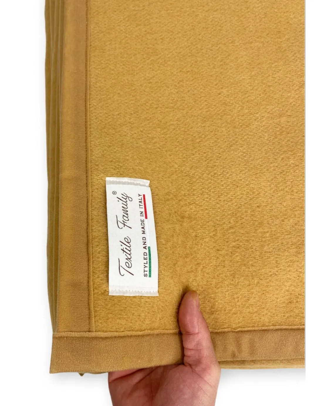 COPERTA IGNIFUGA SPRING antifiamma Peso Medio 1.0 ANTIFUOCO CLASSE 1 omologata MADE in ITALY Nocciola