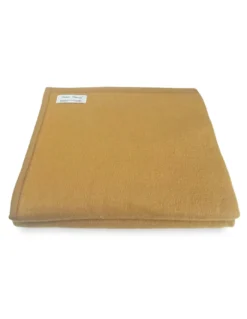 COPERTA IGNIFUGA SPRING antifiamma Peso Medio 1.0 ANTIFUOCO CLASSE 1 omologata MADE in ITALY Nocciola