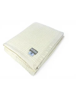 Coperta in Lana Estiva Maia - Pura Lana Vergine - Leggera e Traspirante - Antipilling - Made in Italy