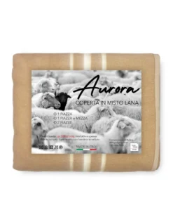 COPERTA IN misto lana AURORA INVERNALE