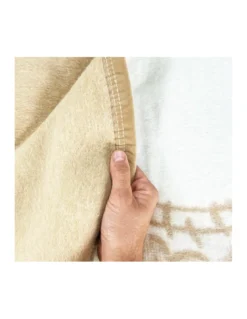COPERTA Invernale IN PURA LANA MIMOSA-ANIROS Made in Italy
