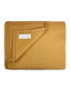COPERTA Leggera estiva SPRING Peso Medio Modacrilico MADE in ITALY Nocciola
