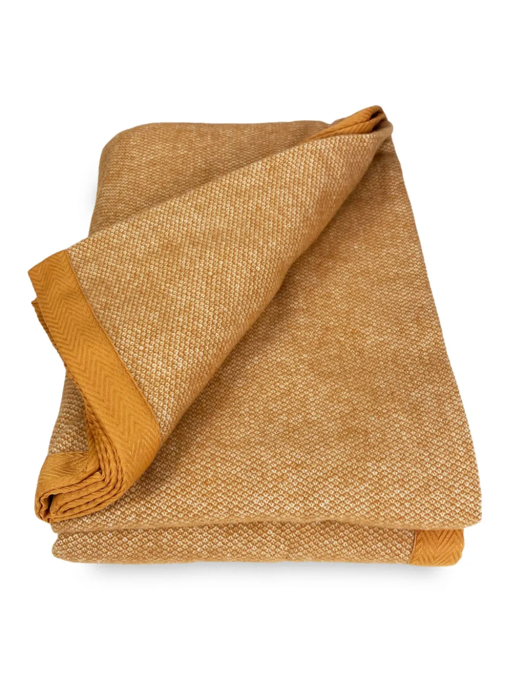 COPERTA leggera PRIMAVERILE NANTES estiva IN LANA MERINO FINE matrimoniale 2 PIAZZE beige