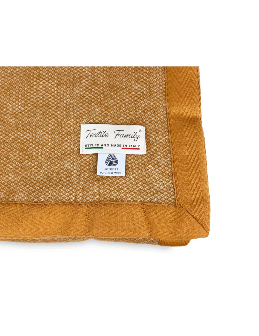 COPERTA leggera PRIMAVERILE NANTES estiva IN LANA MERINO FINE matrimoniale 2 PIAZZE beige