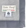 COPERTA leggera PRIMAVERILE NANTES estiva IN LANA MERINO FINE matrimoniale 2 PIAZZE grigio