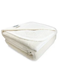 COPERTA MARY in vera LANA MERINOS 1000 gr. Pura lana vergine