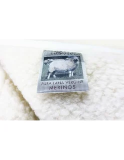 COPERTA MARY in vera LANA MERINOS 1000 gr. Pura lana vergine