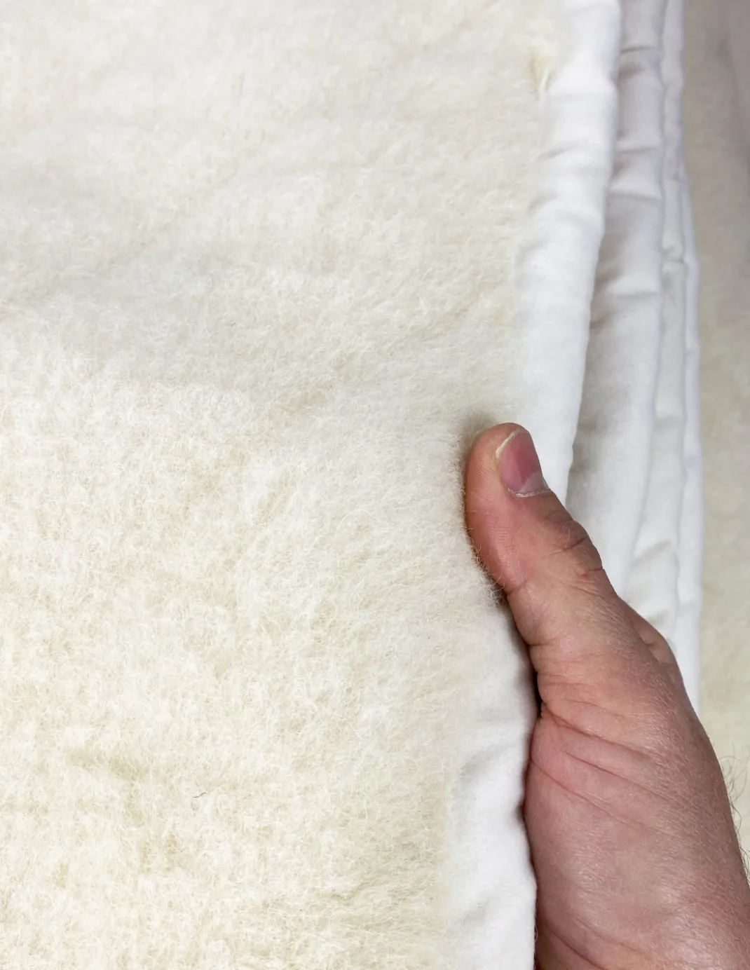 COPERTA MARY in vera LANA MERINOS 1000 gr. Pura lana vergine
