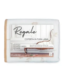 COPERTA pura lana REGALE VERGINE Matrimoniale