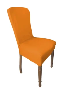 COPPIA coprisedia ELASTICIZZATO ROMA antimacchia in TINTA UNITA ARANCIO