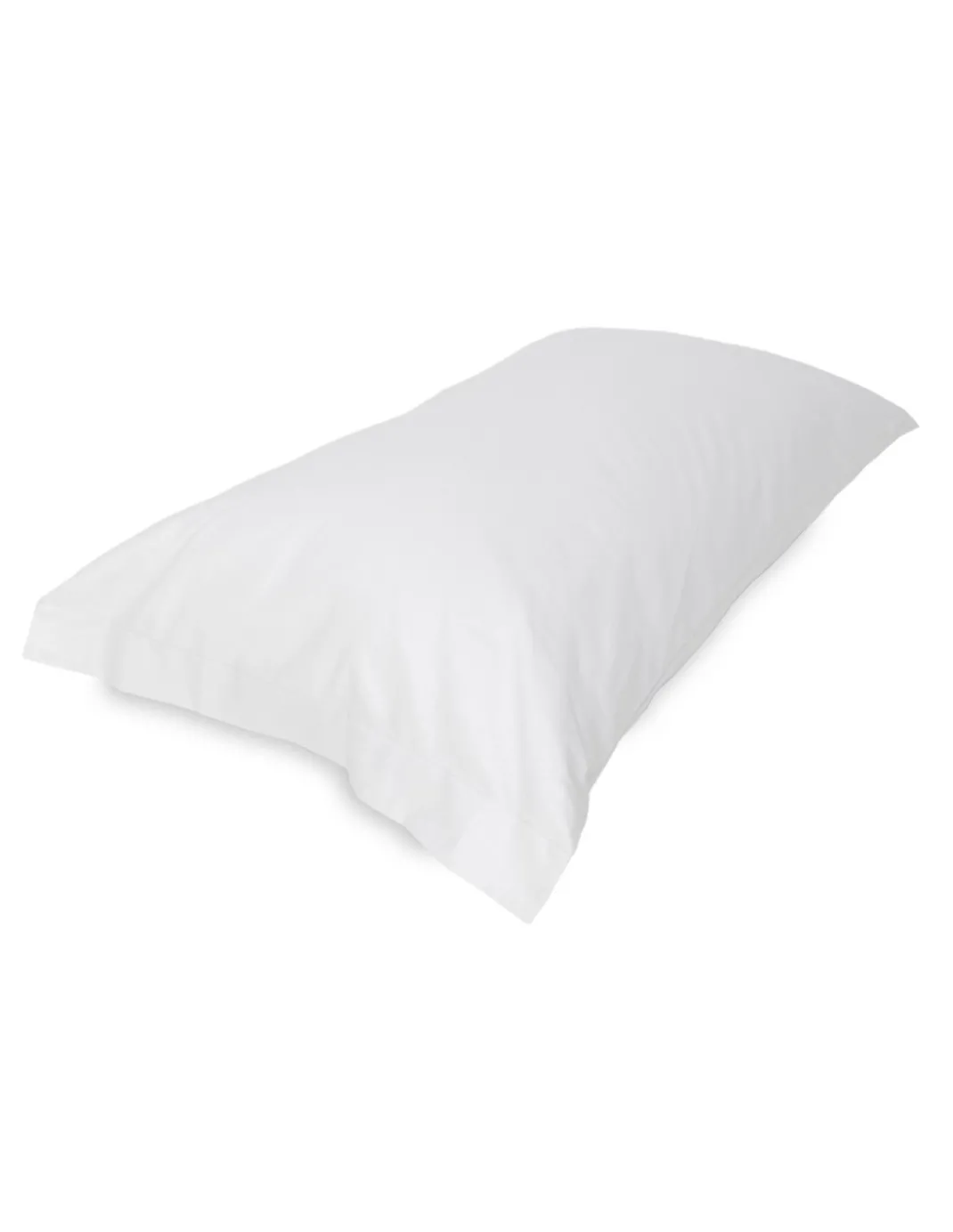 COPPIA federa per GUANCIALE STRONG tinta unita BIANCO cm. 52X82 made in Italiy