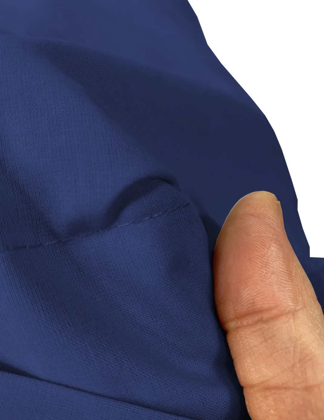 COPPIA federa per GUANCIALE STRONG tinta BLU SCURO cm. 52X82