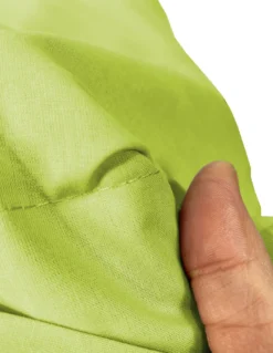 COPPIA federa per GUANCIALE STRONG tinta unita VERDE ACIDO cm. 52X82