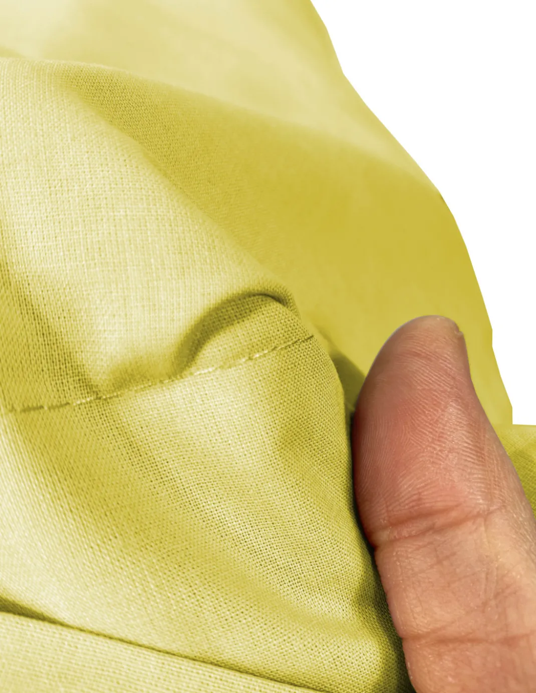 COPPIA federa per GUANCIALE STRONG tinta unita GIALLO cm. 52X82