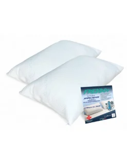 Coppia Federe Rinfrescanti Ice-Touch – Termoregolanti Traspiranti 50x80 cm – Made in Italy