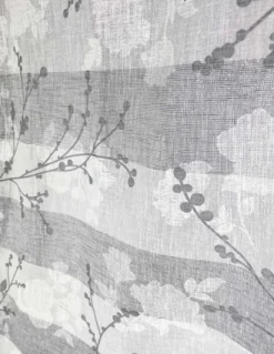 COPPIA TENDINA bouclè VETRO OLINKA GRIGIO con LUREX