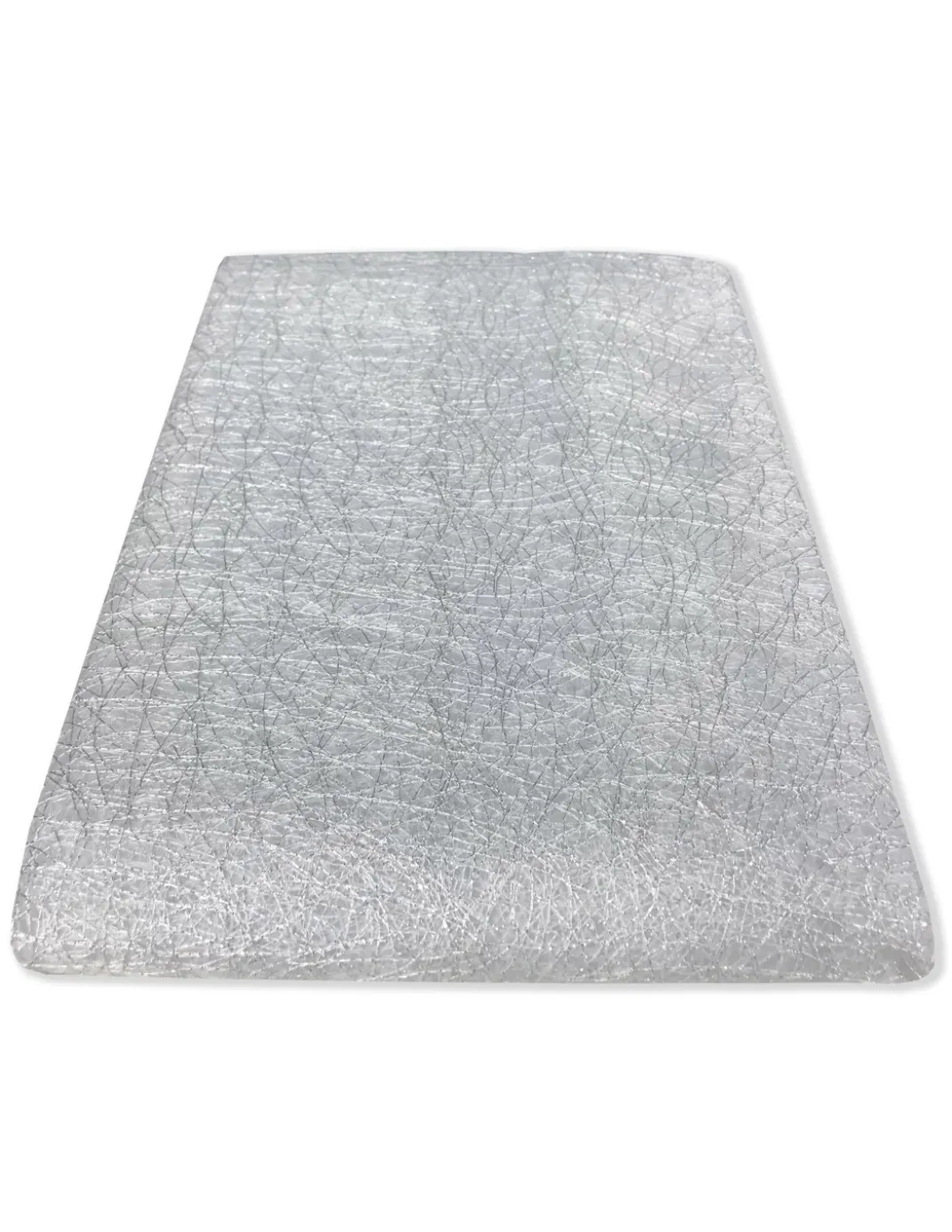 COPPIA TENDINA VETRO FATA BIANCO ORGANZA MILLE FILI
