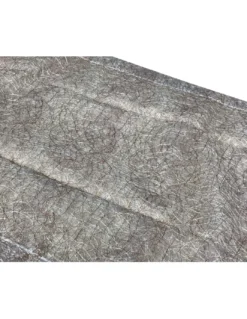 COPPIA TENDINA VETRO FATA MARRONE ORGANZA MILLE FILI