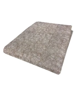 COPPIA TENDINA VETRO FATA MARRONE ORGANZA MILLE FILI
