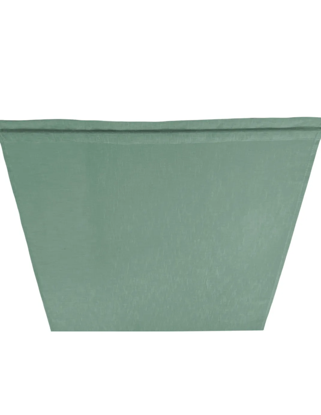 Coppia tendine vetro moderne SIMPLY Verde - tessuto poliestere bouclè semitrasparente, orlino tunnel