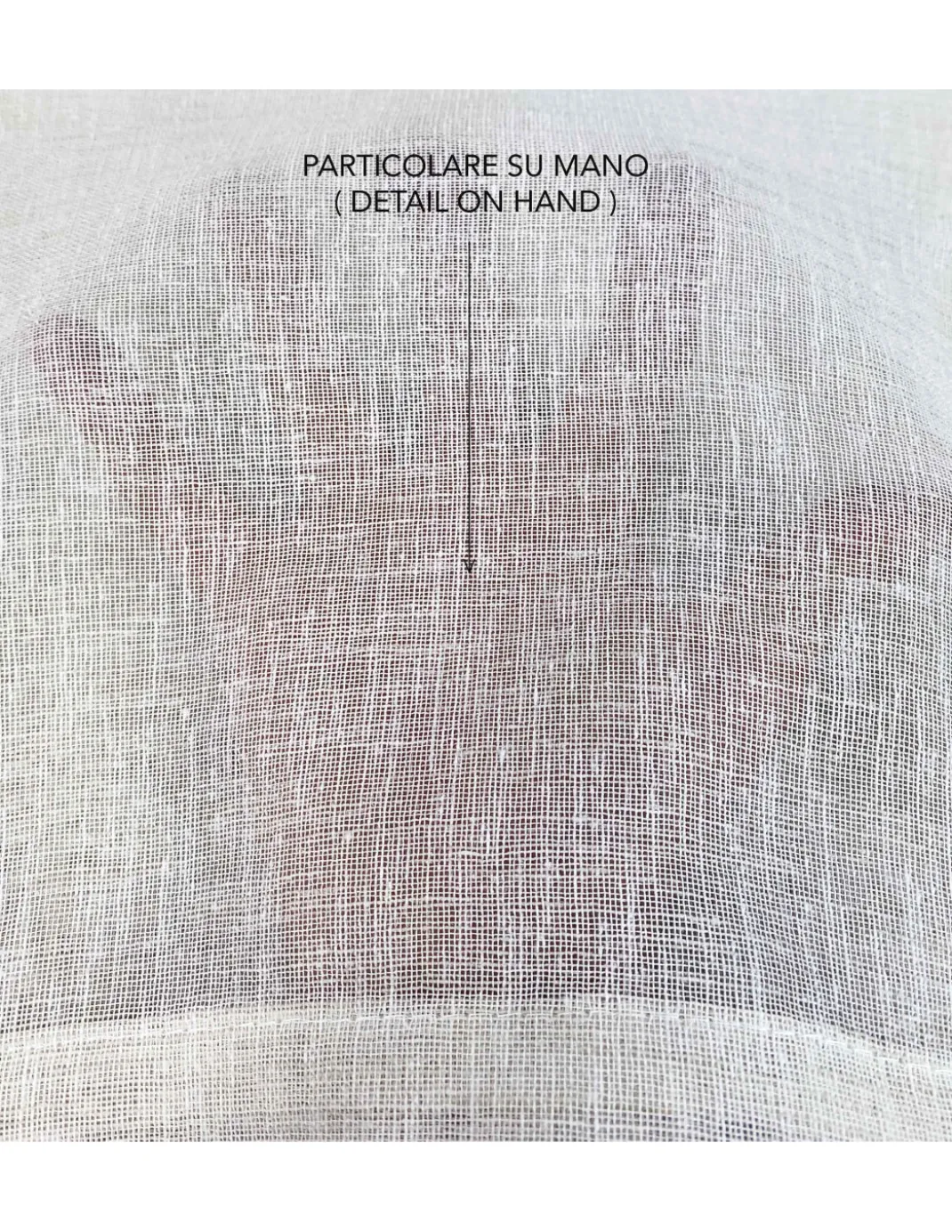 Coppia tendine vetro moderne SIMPLY Beige - tessuto poliestere bouclè semitrasparente, orlino tunnel