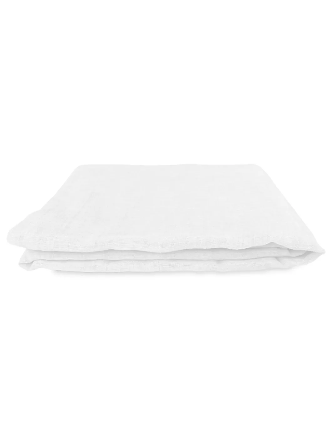 Coppia tendine vetro moderne SIMPLY Bianco - tessuto poliestere bouclè semitrasparente, orlino tunnel