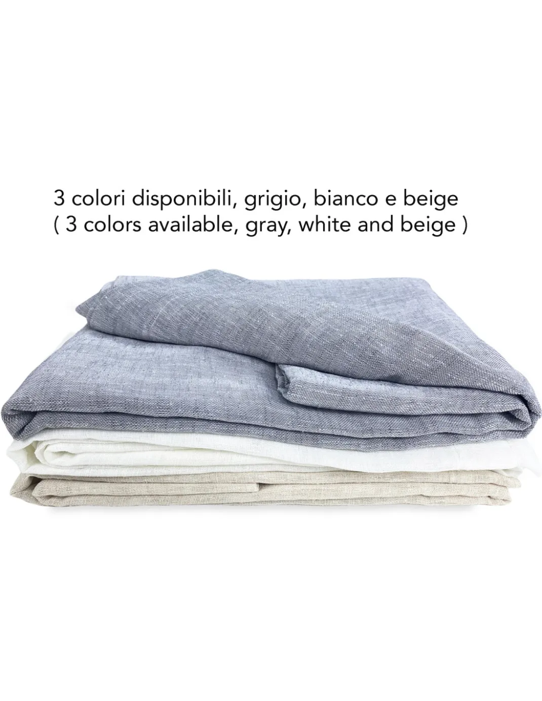 Coppia tendine vetro moderne SIMPLY Bianco - tessuto poliestere bouclè semitrasparente, orlino tunnel
